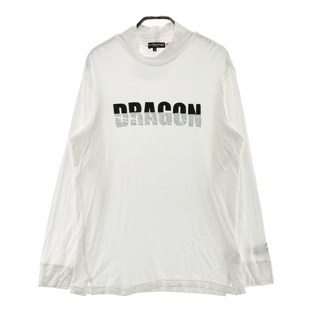 Dance With Dragon ホワイトハイネックサイズ3 サイズ：3 DANCE WITH DRAGON ダンスウィズドラゴン ハイネック 長袖T
