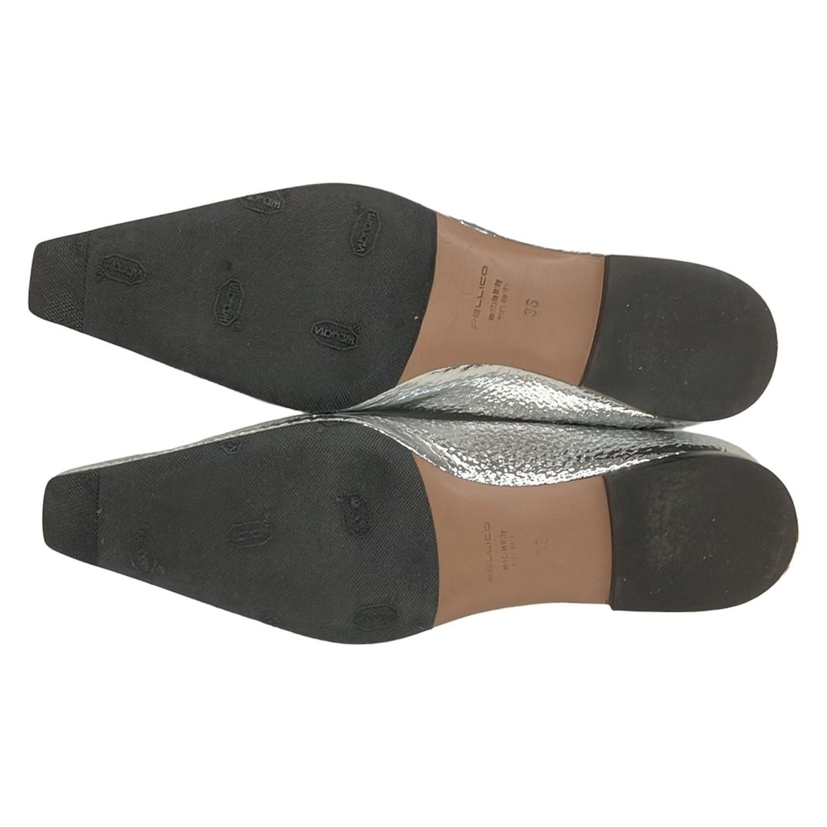 ペリーコ　38.5 シルバー　フラットシューズ PELLICO SUNNY（ペリーコサニー） バレエシューズ パンプス ESPIGA