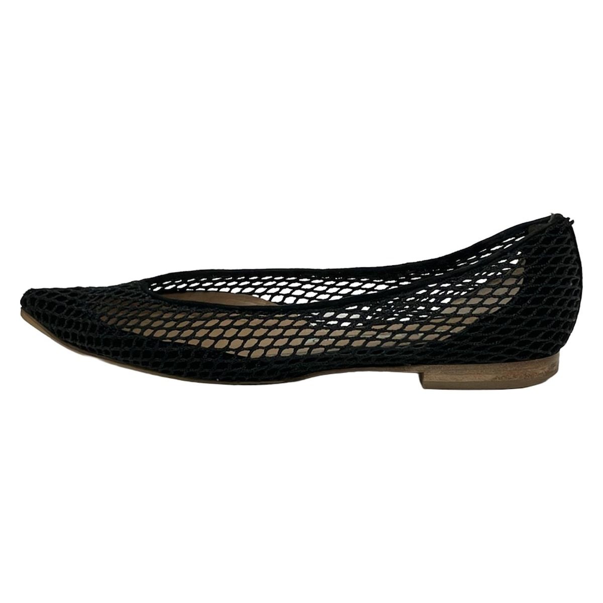 PELLICO(ペリーコ) フラットシューズ 37 レディース - 黒 編み込み