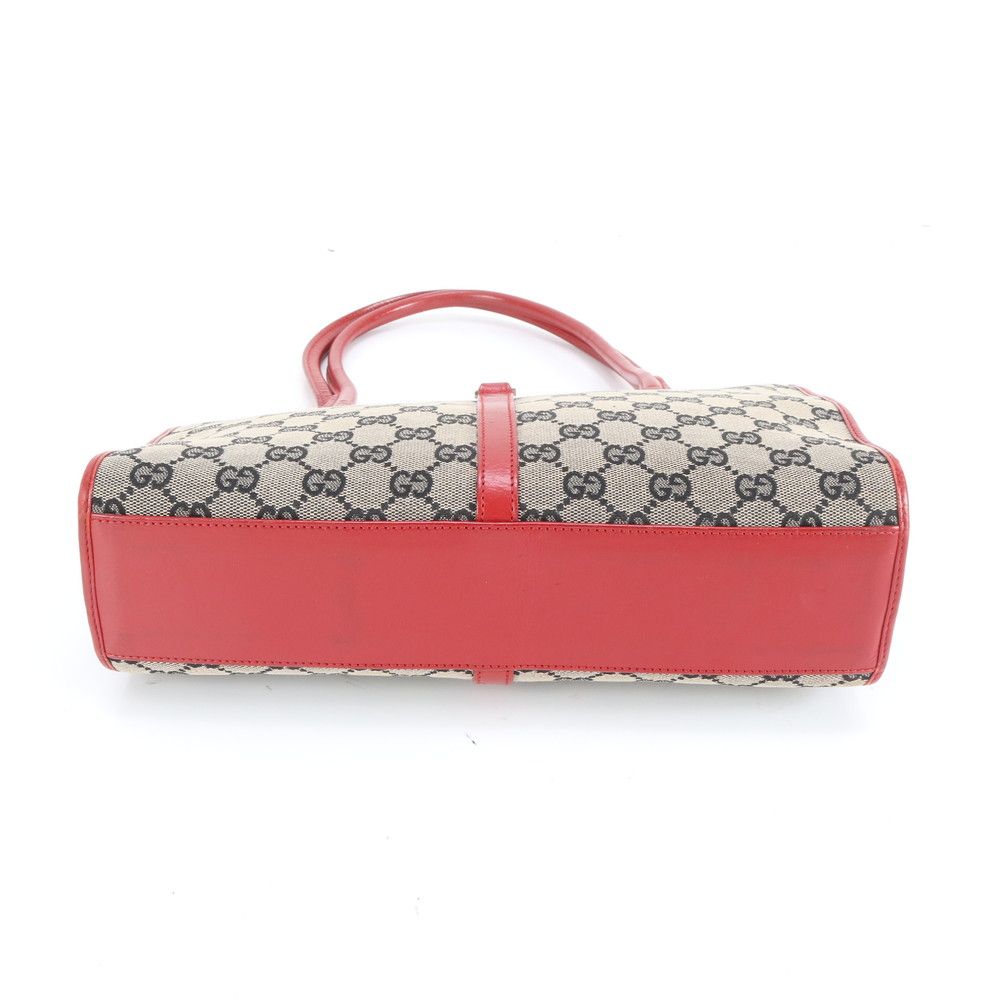 極美品 グッチ ジャッキー GGキャンバス 002 1073 レザー ショルダー