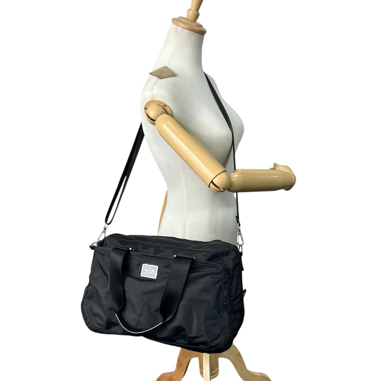 アニエスベー ボヤージュ 2WAY ボストンバッグ ハンドバッグ