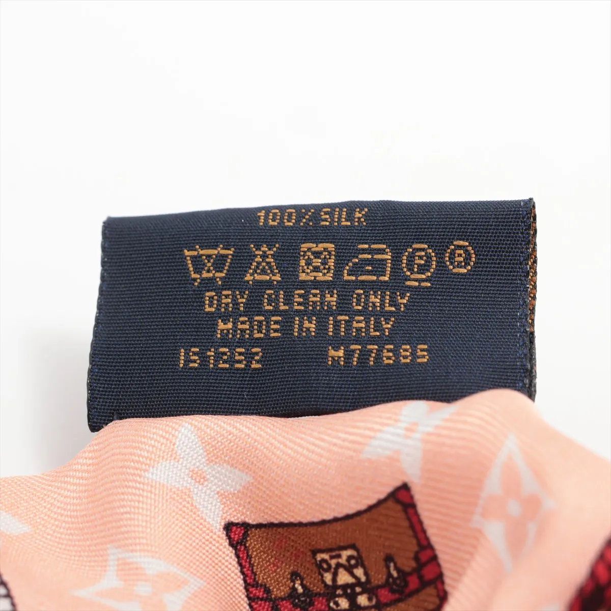 極美品 ルイヴィトン モノグラム トロシュー シュシュ シルク 100