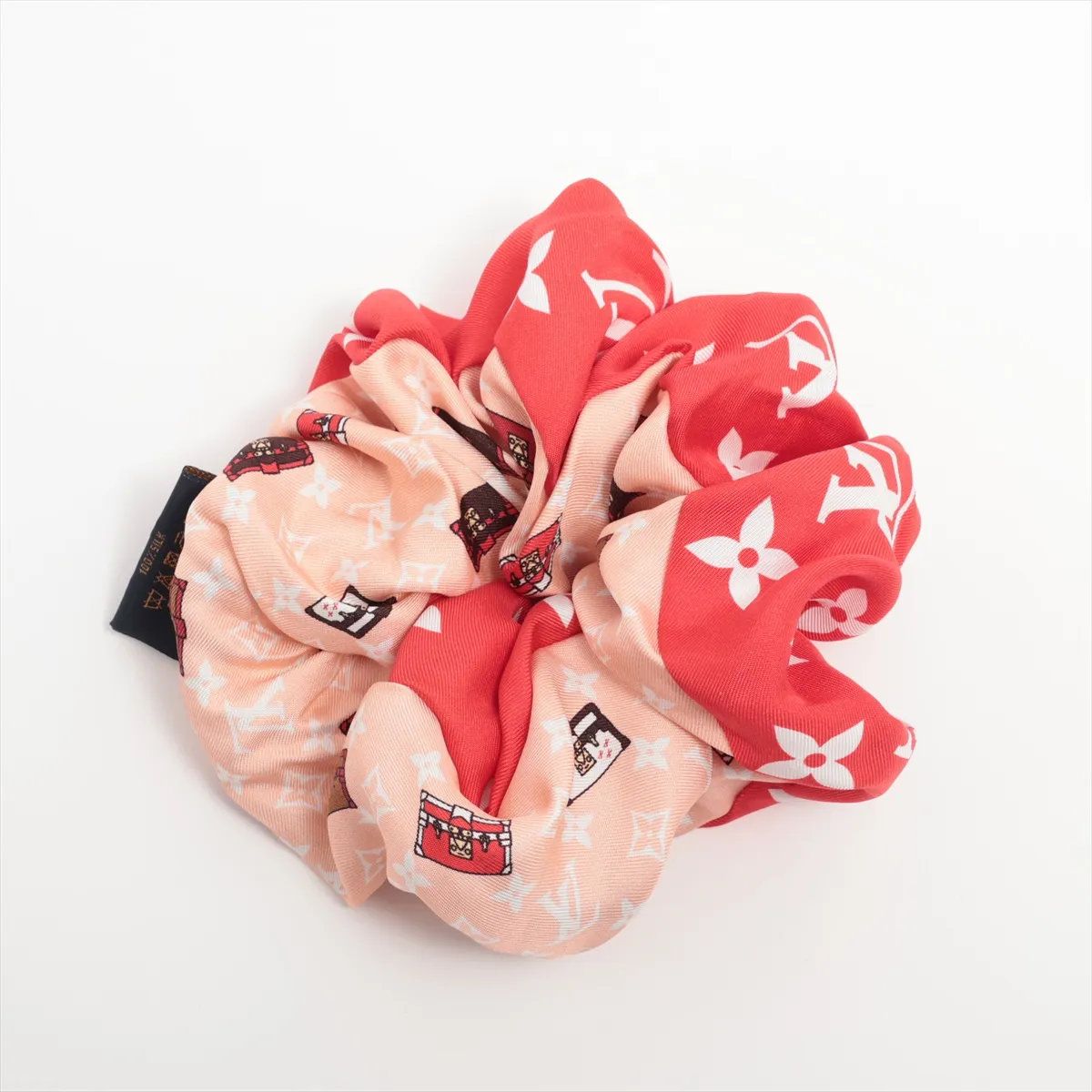 極美品 ルイヴィトン モノグラム トロシュー シュシュ シルク 100