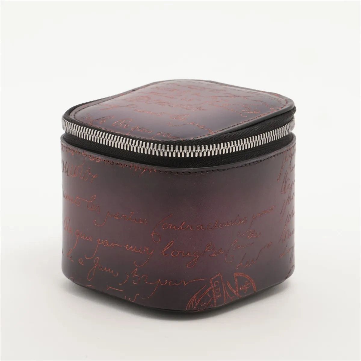 美品 ベルルッティ ケース カリグラフィ スクリットレザー ブラック ベルルッティ Berluti カリグラフィ カードケース N235725 ブラック