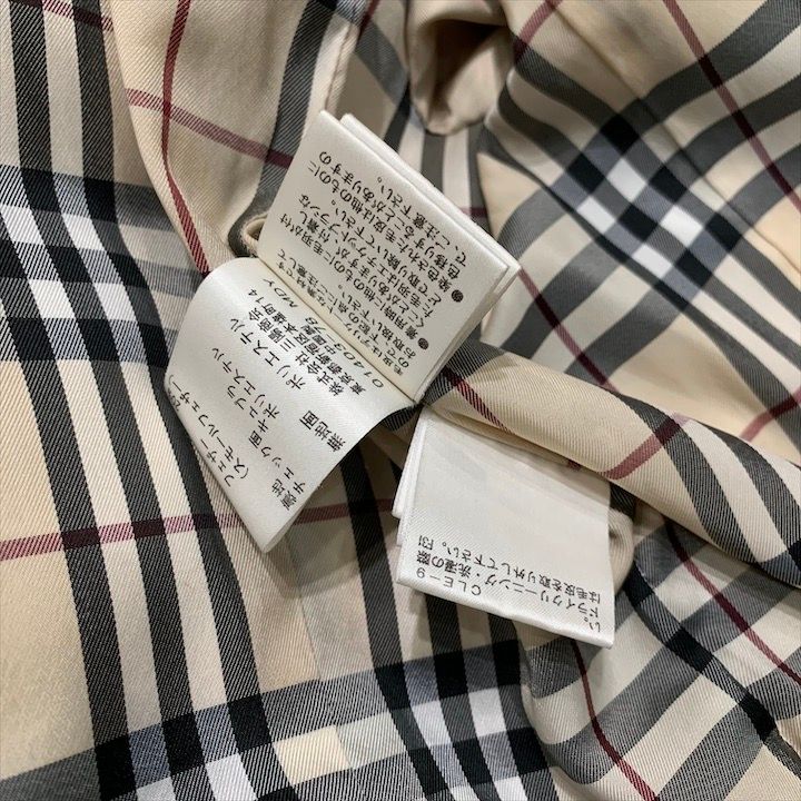 超美品 Burberry バーバリー ノバチェック ファー ダウン ジャケット