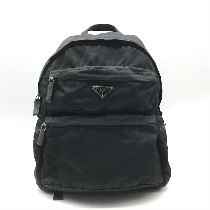 良品 PRADA プラダ ナイロン テスート 三角ロゴ リュック バックパック