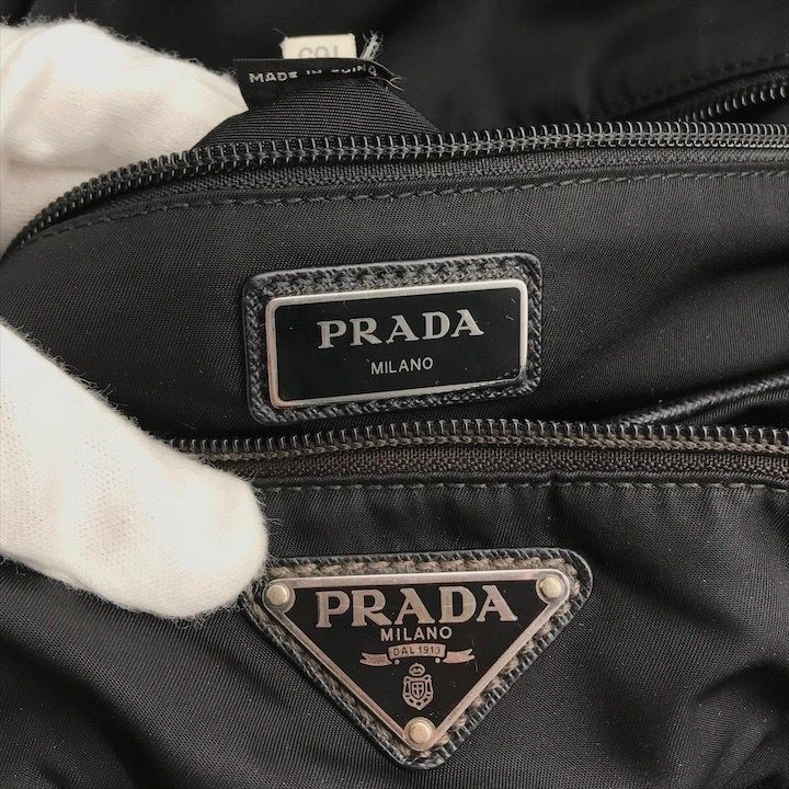 良品 PRADA プラダ ナイロン テスート 三角ロゴ リュック バックパック