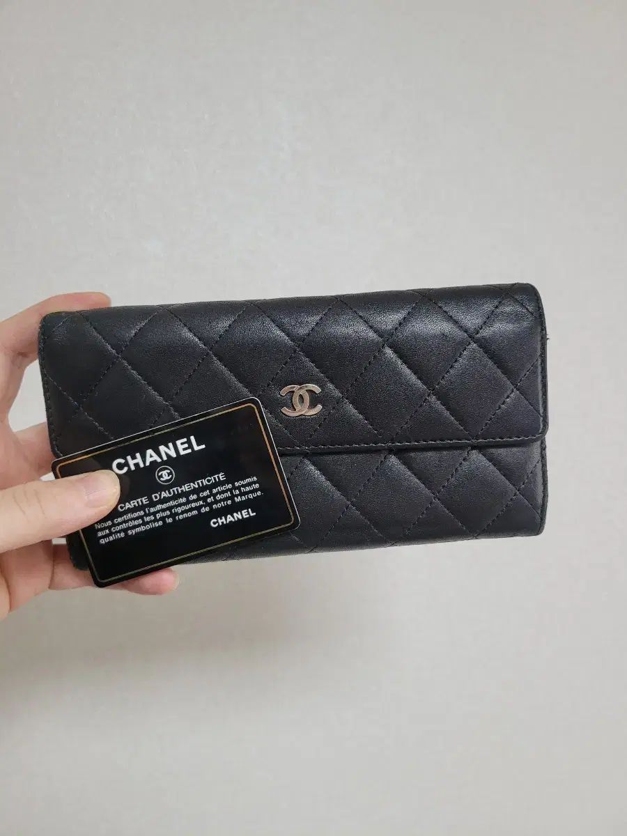 超特価)シャネル ラムスキン キルティング 長財布 - メルカリ