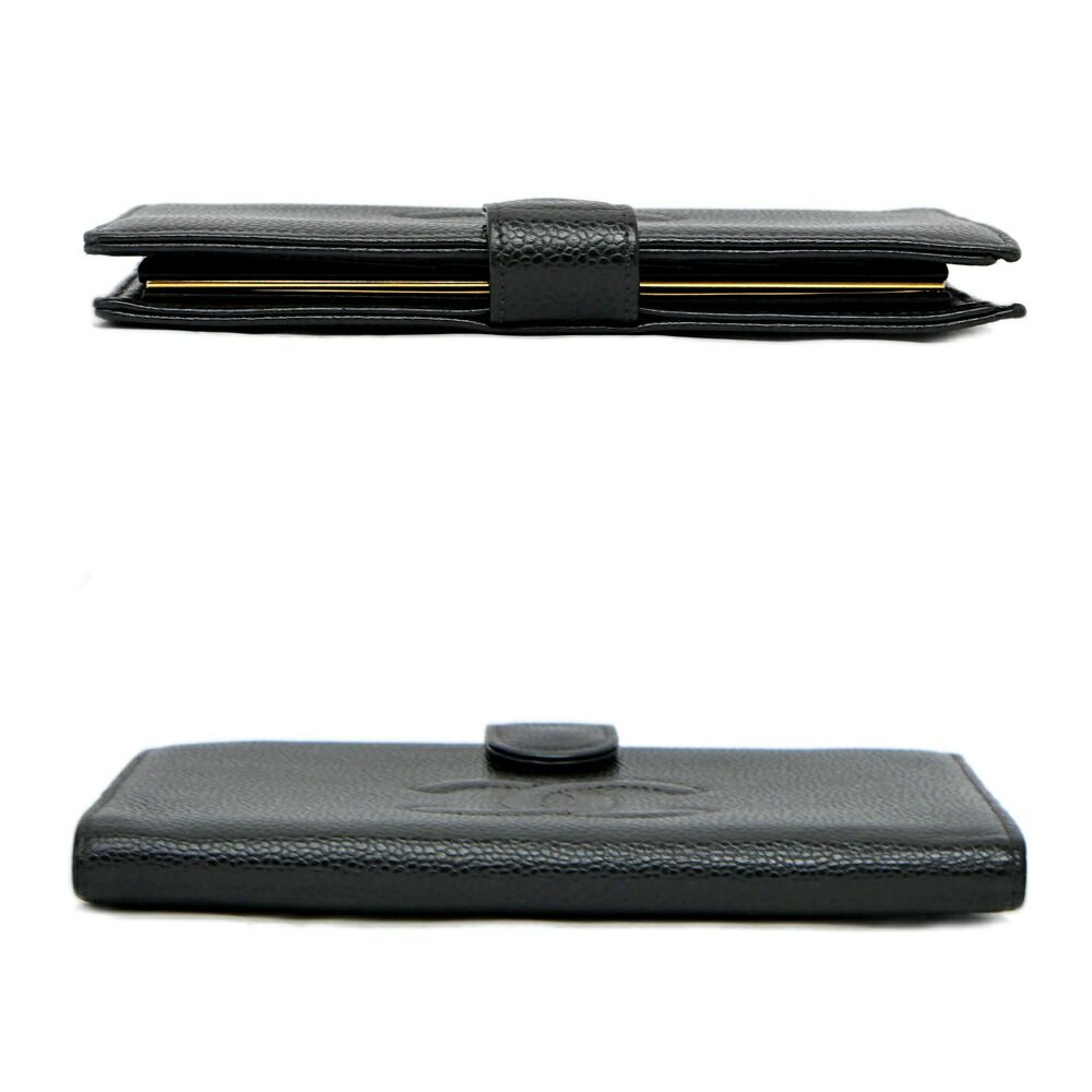 黒いレザー長財布 金具付き BAGGY PORT】黒桟革ラウンドロングウォレット 藤巻百貨店別注 | 藤巻百貨店