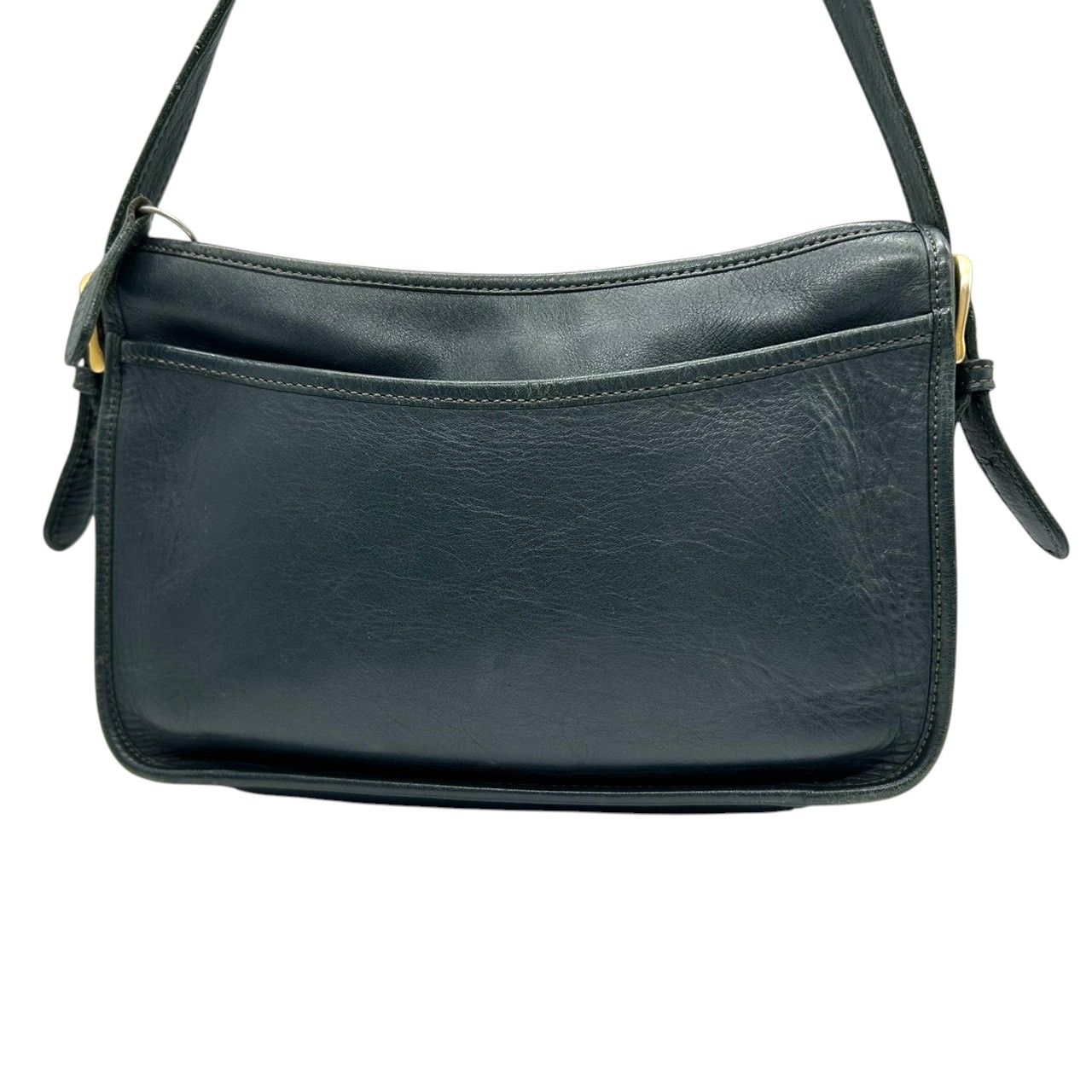 オールドコーチ ショルダーバッグ 黒 クラブタンレザー ビンテージ 良品】コーチ COACH オールドコーチ ショルダーバッグ 斜め掛け クロス