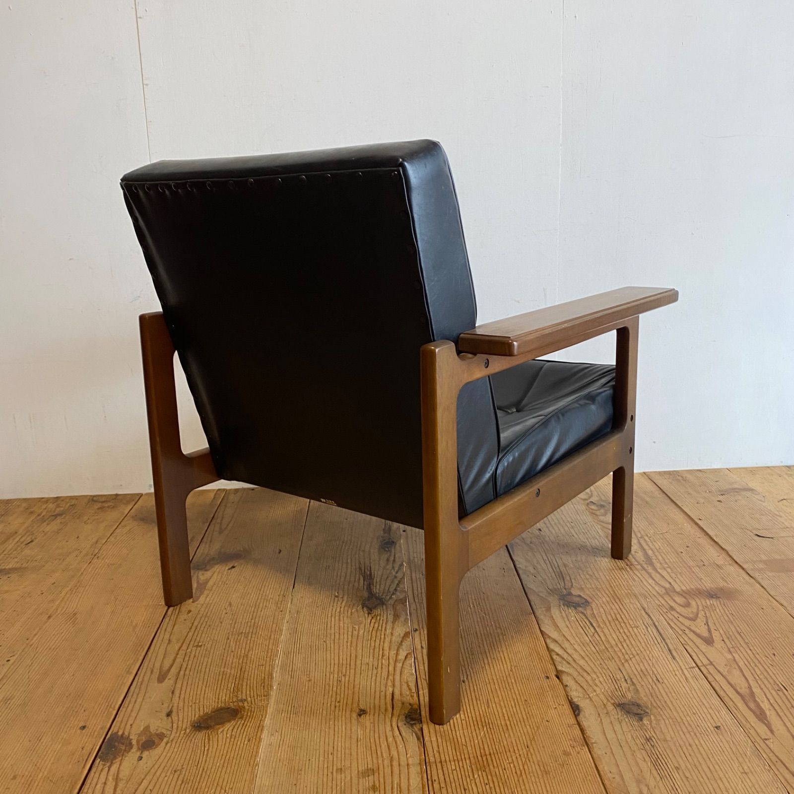 ヴィンテージ オールド カリモク Kチェアシングル ソファ y541 - メルカリ