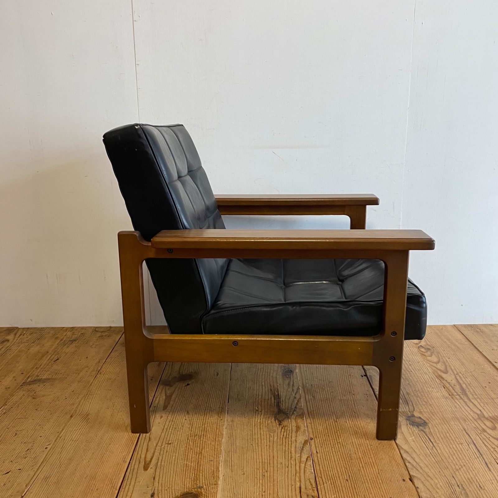 ヴィンテージ オールド カリモク Kチェアシングル ソファ y541 - メルカリ