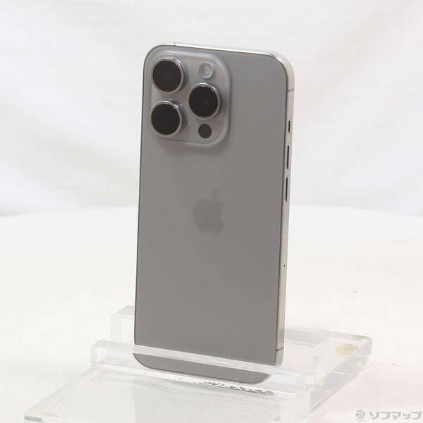 中古品〕 iPhone15 Pro 256GB ナチュラルチタニウム MTUF3J／A SIM