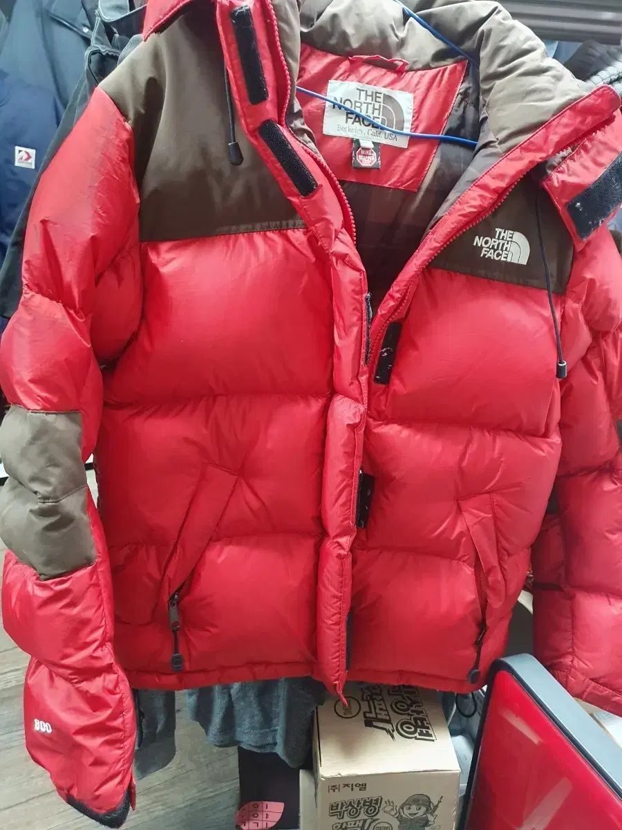 THE NORTH FACE ザノースフェイス 800 レッド/ブラウン ダウン 85