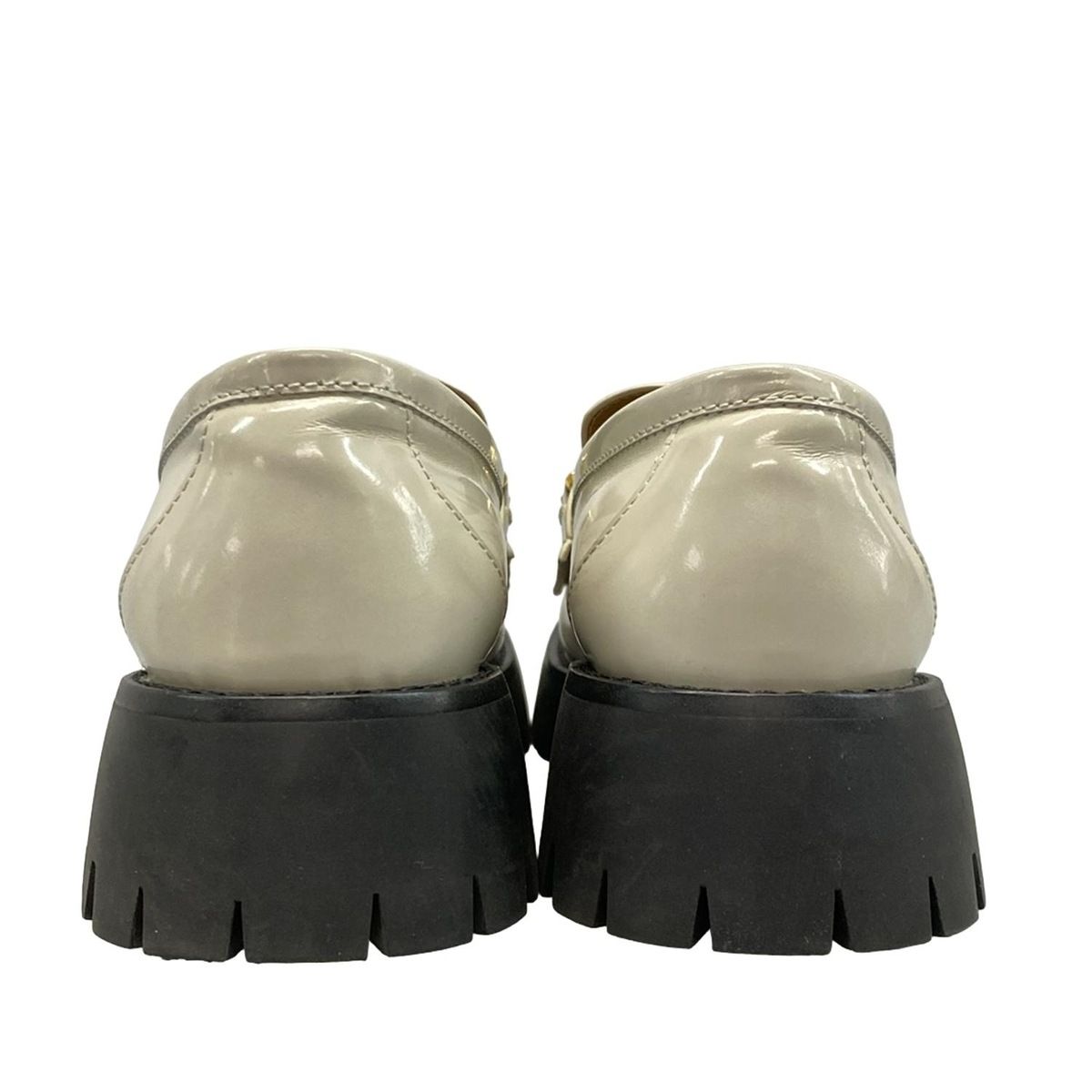 GUCCI(グッチ) ローファー 38 レディース インターロッキングG