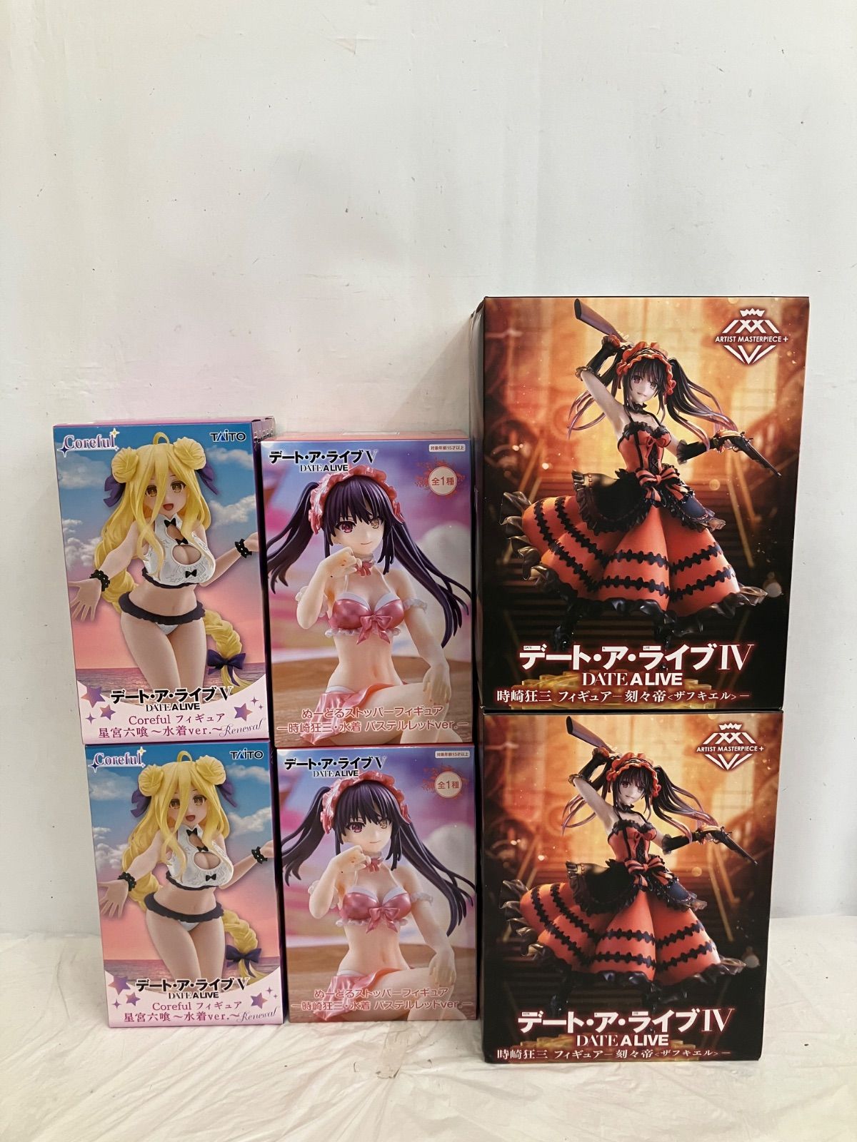 未開封 DATEALIVE デートアライブV フィギュア 6個 LF1673 f107