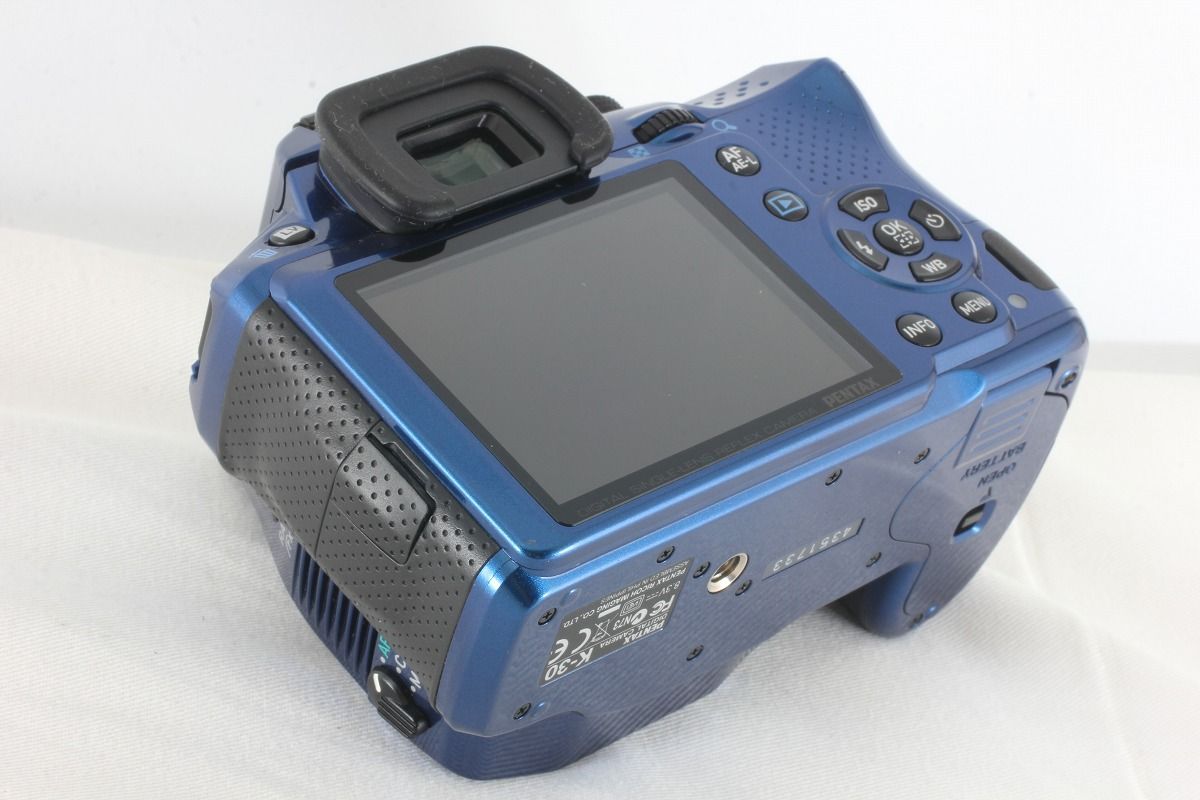 ◇訳あり◇PENTAX ペンタックス K-30 ボディ クリスタルブルー 付属品