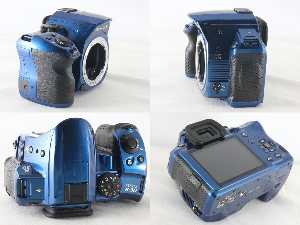 ◇訳あり◇PENTAX ペンタックス K-30 ボディ クリスタルブルー 付属品