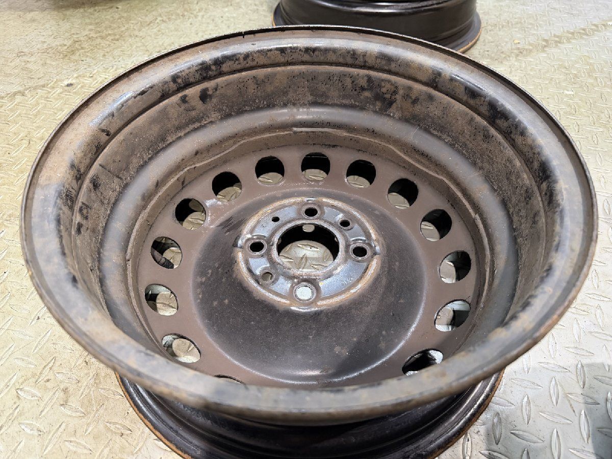 FIAT 500 フィアット500 純正ホイール 純正スチールホイール 14インチ