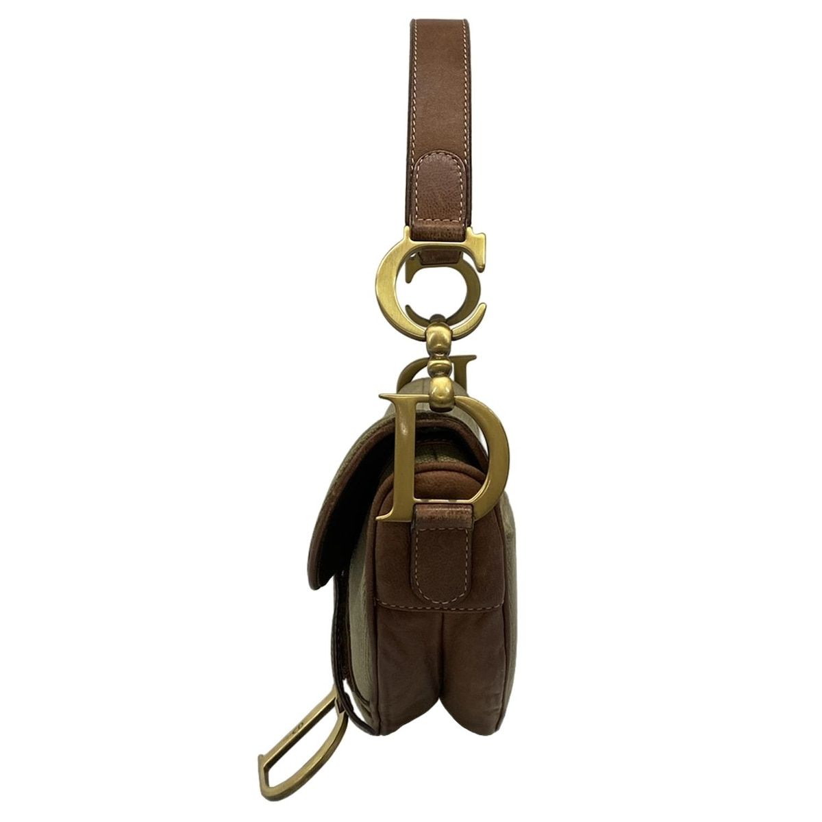 DIor ディオール ダークブラウン レザー ハンドバッグ DIOR/ChristianDior(ディオール/クリスチャンディオール) ハンドバッグ