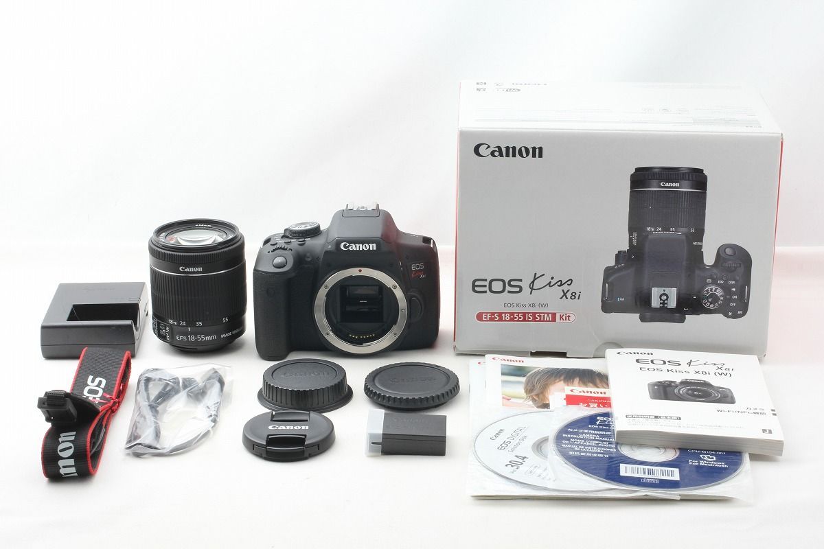 キヤノン Canon EOS Kiss X8i EF-S18-55 IS STM レンズキット 僅か150