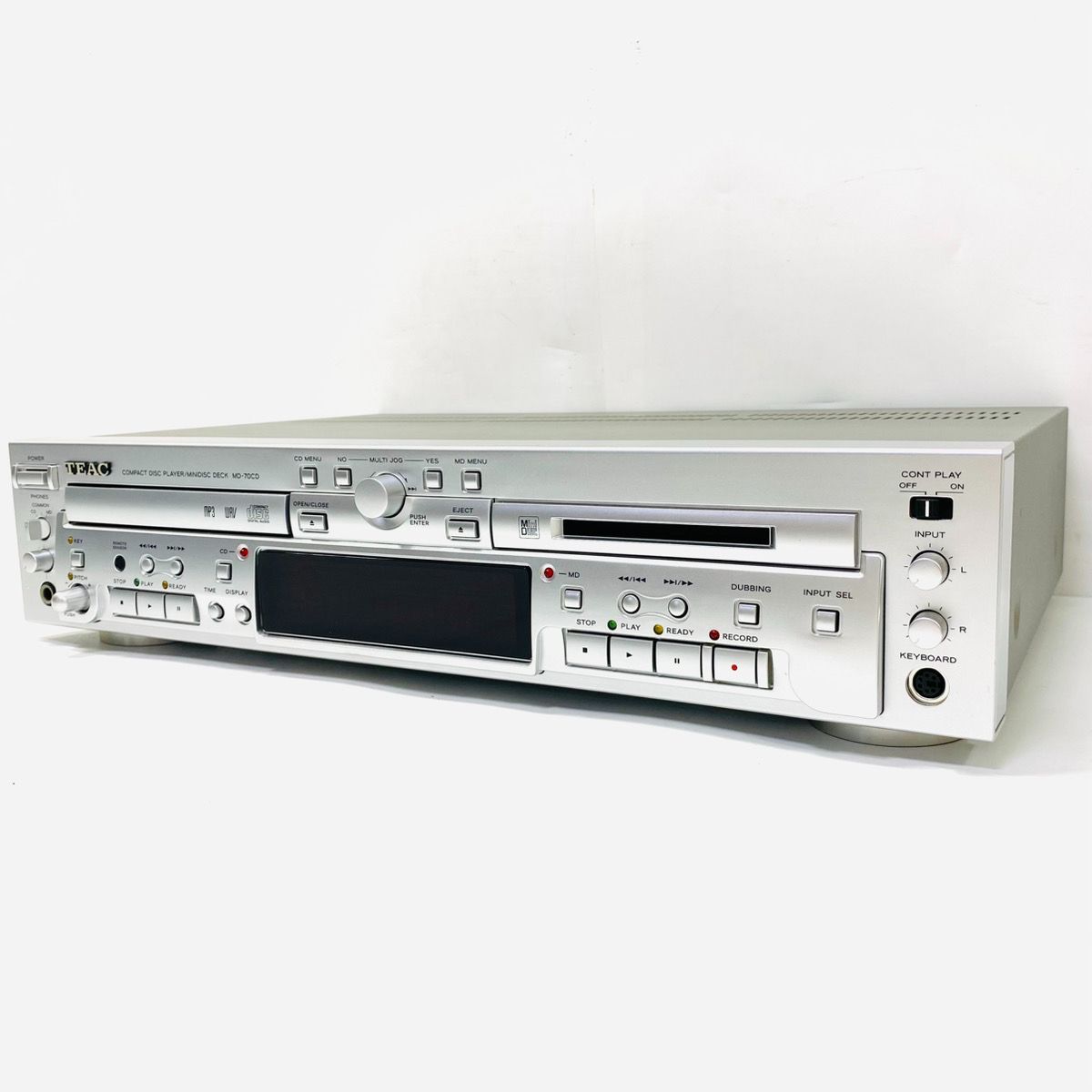希少 TEAC MD-70CD MDデッキ/CDプレーヤー TEAC】ティアック『CDプレーヤー/MDデッキ』MD-70CD 1週間保証【中古