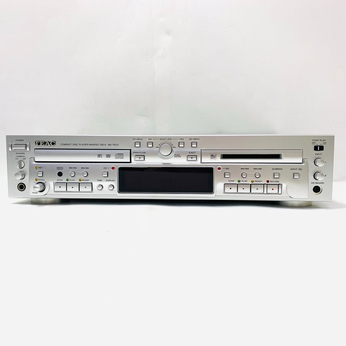 TEAC ティアック MD-70CD CD/MDデッキ コンビネーションデッキ CD