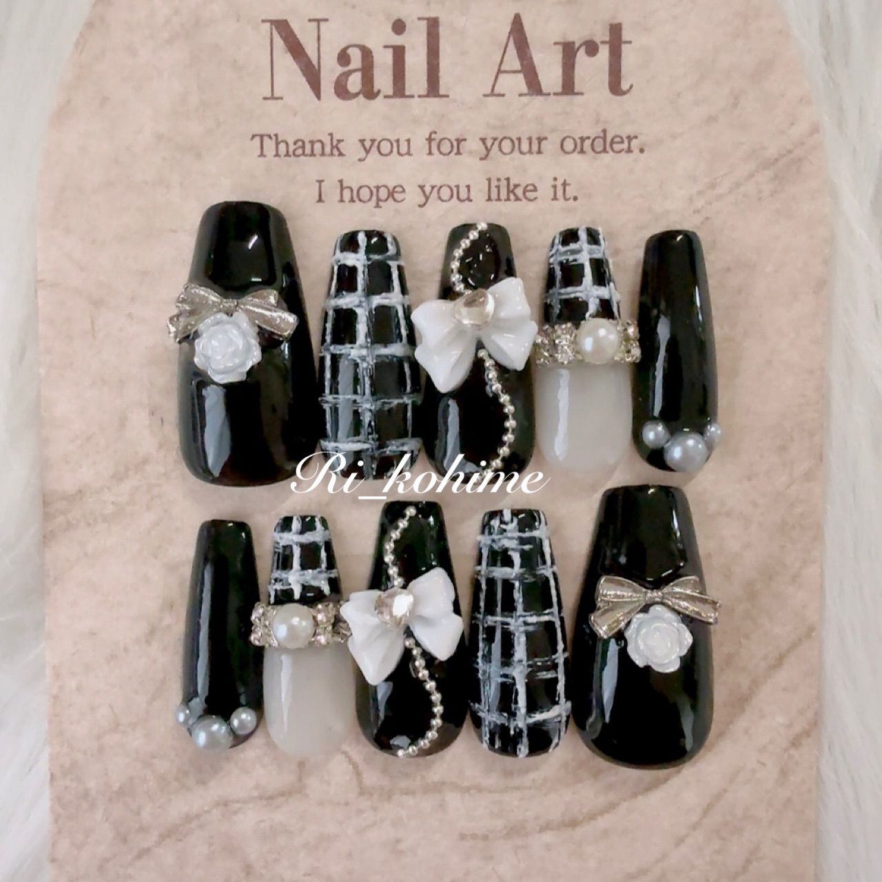 ネイルチップ 現品 フレンチガーリー ちゅるん ニュアンス バレエコア