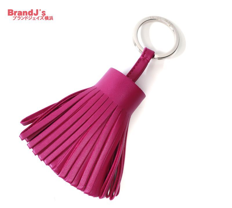 未使用 エルメス カルメン タッセル キーホルダー アニョーミロ バッグ