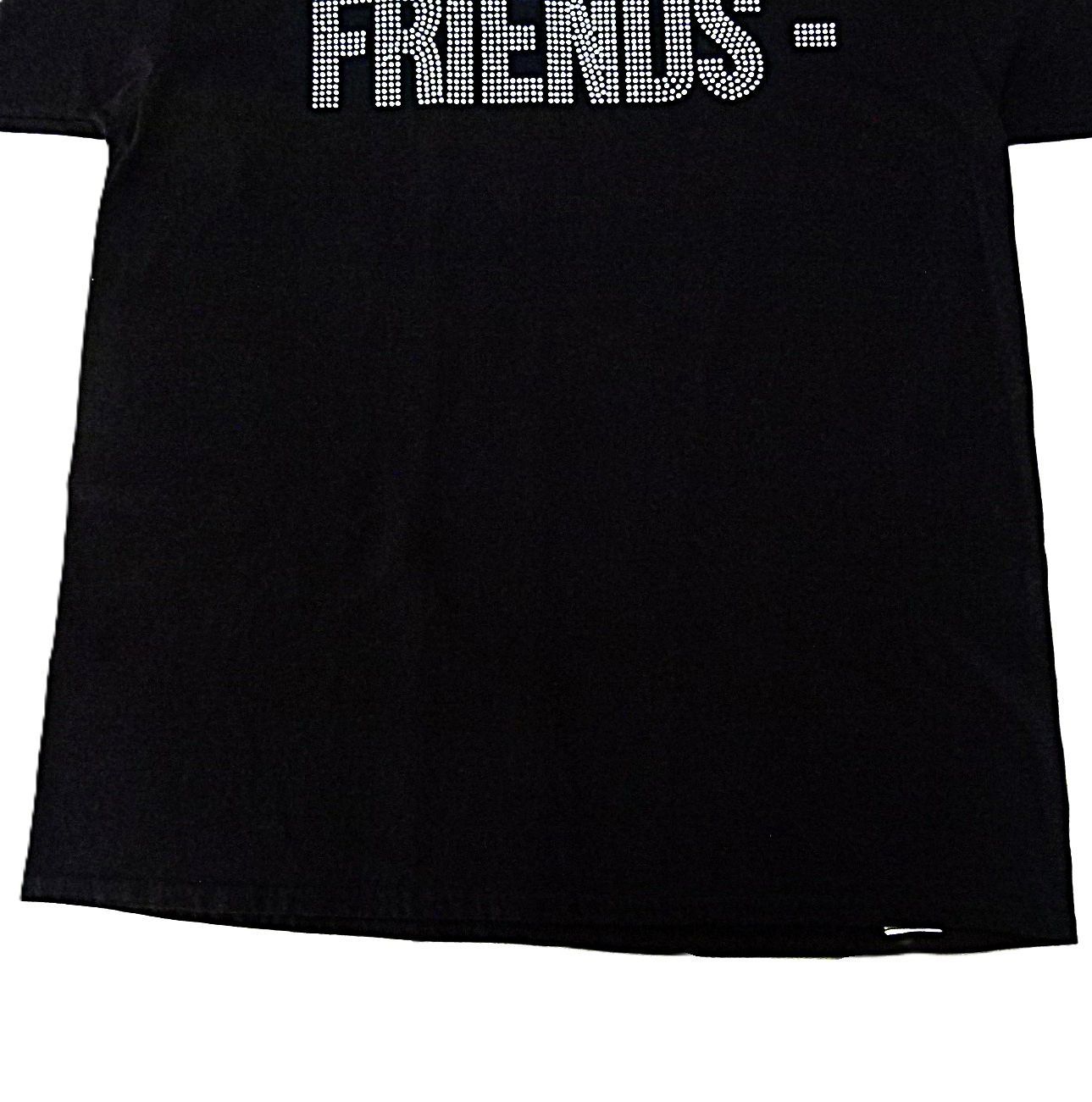 SJt】VLONE FRIENDS S/T ヴィーローン フレンズ 友達 ラインストーン T 