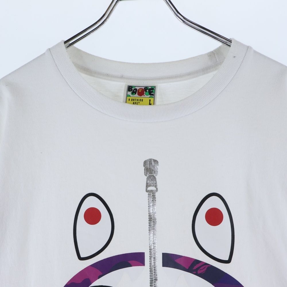 A BATHING APE (アベイシングエイプ) Shark Print Tee 002TEJ301005M