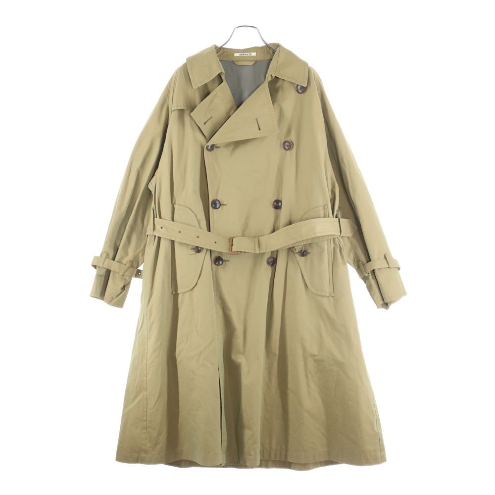 AURALEE (オーラリー) 19AW FINX CHAMBRAY BIG TRENCH COAT トレンチ