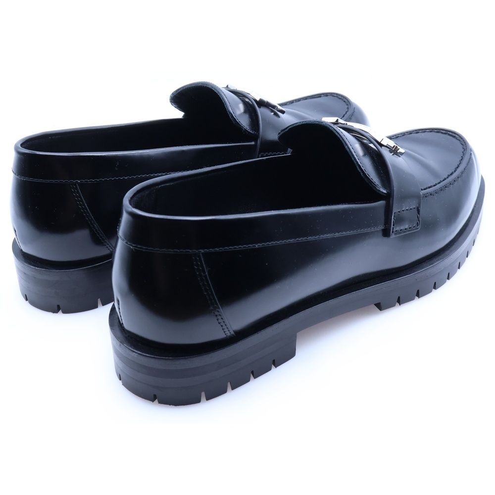 HERMES (エルメス) モカシン フォーブル Hロゴプレート レザー