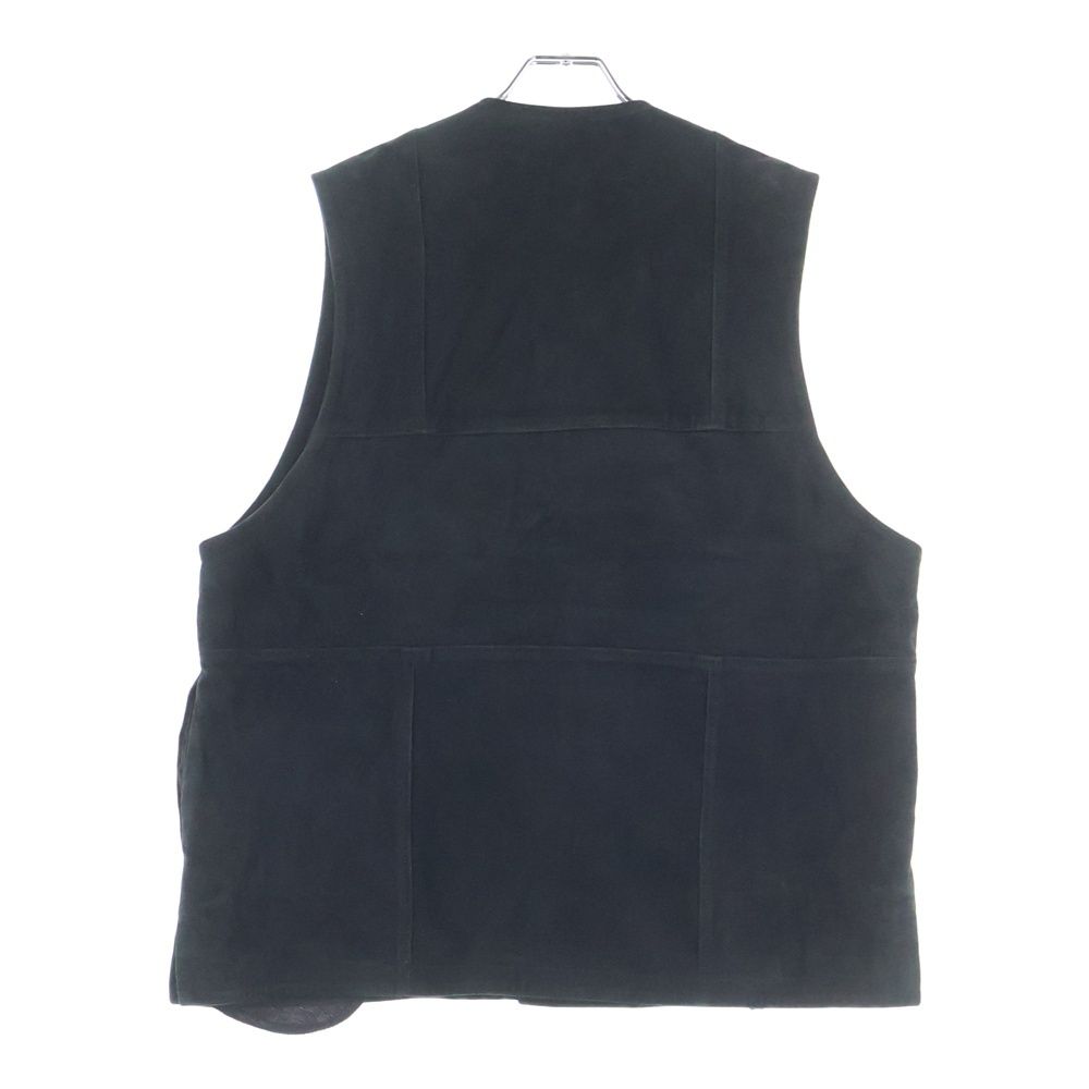 CCU (シーシーユー) suede vest スエード ベスト ブラック V-03-SUEDE