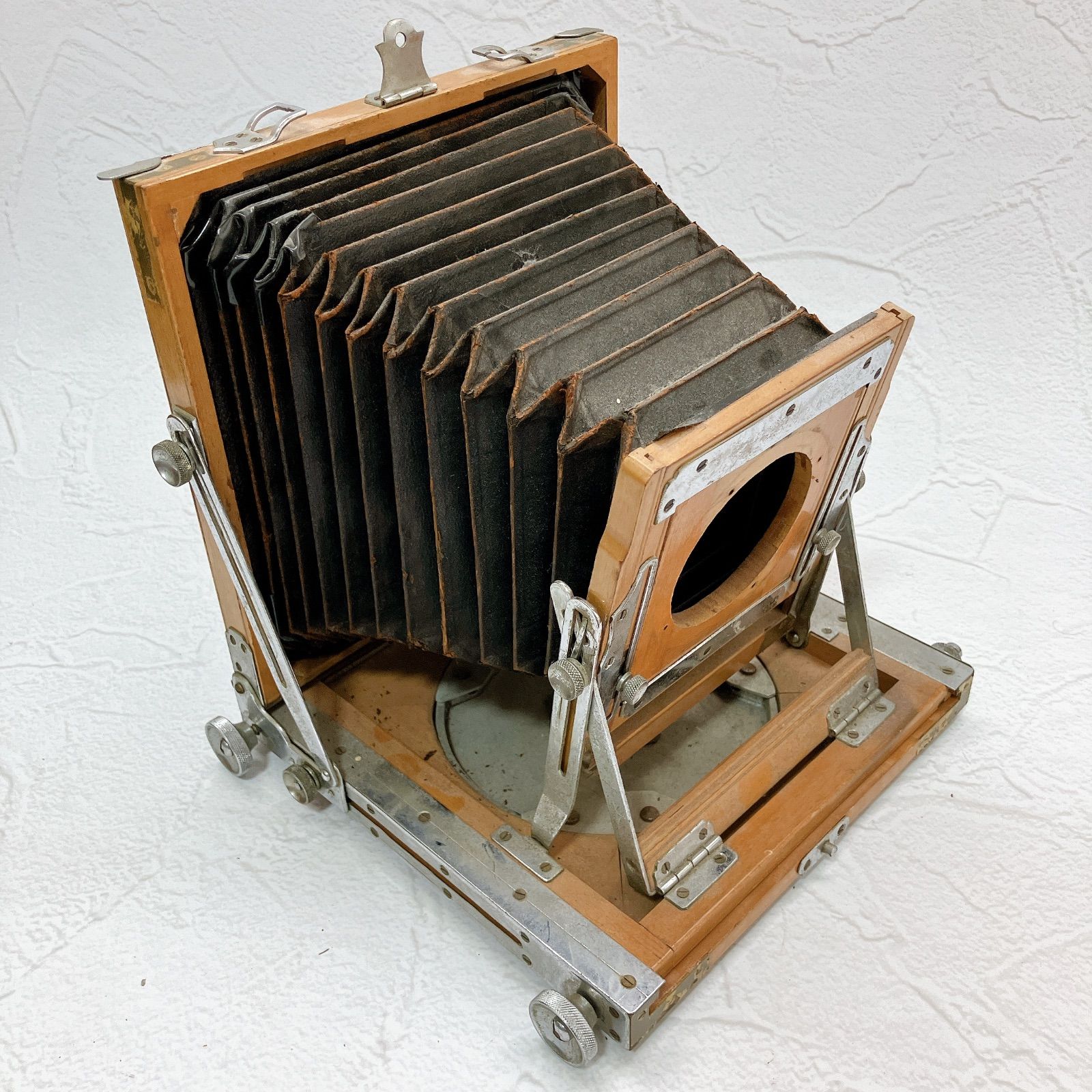 木製 蛇腹カメラ 昭和レトロ ジャンク品 - メルカリ