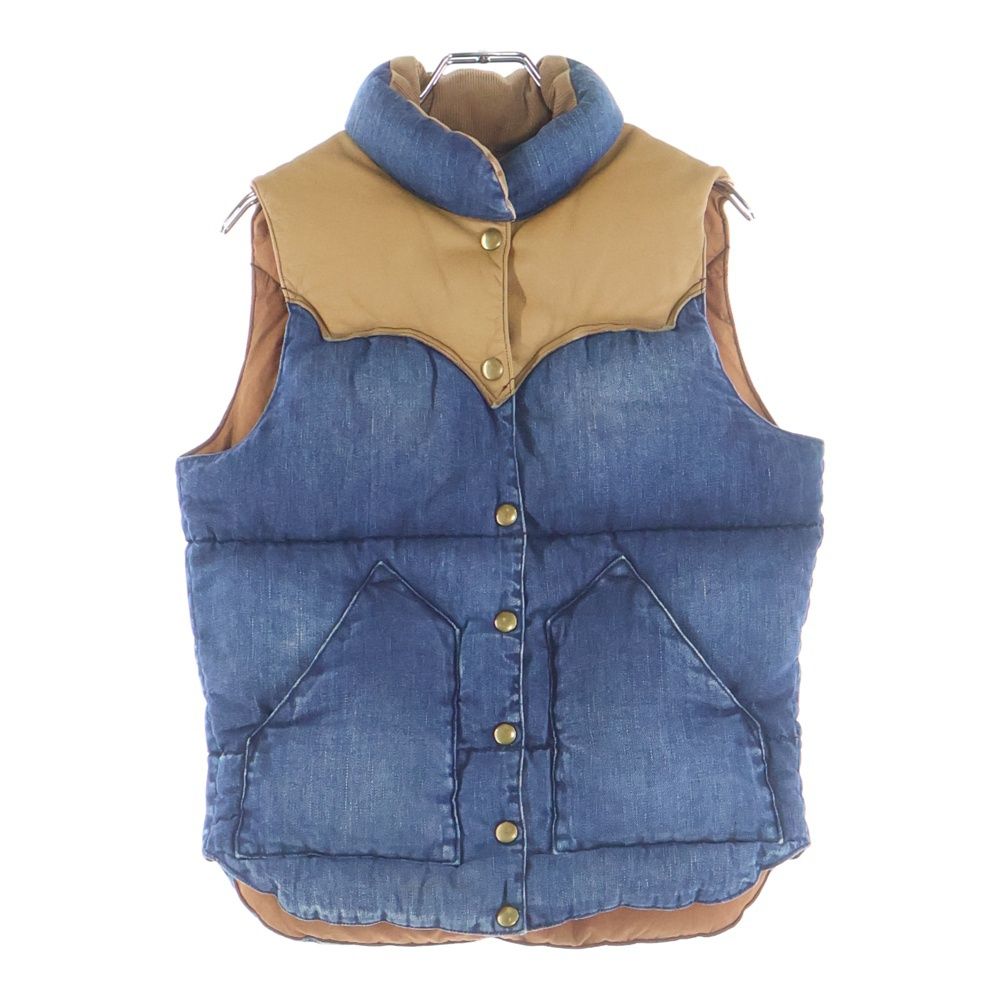 ロッキーマウンテン ダウンベスト レザーデニム ロッキーマウンテン ダウンベスト レザーデニム ROCKYMOUNTAIN