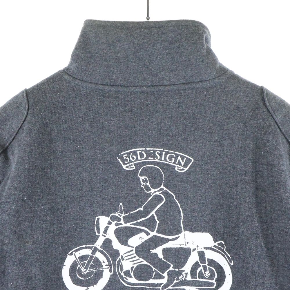 HYDROGEN (ハイドロゲン) コットン ジップアップ スウェット グレー