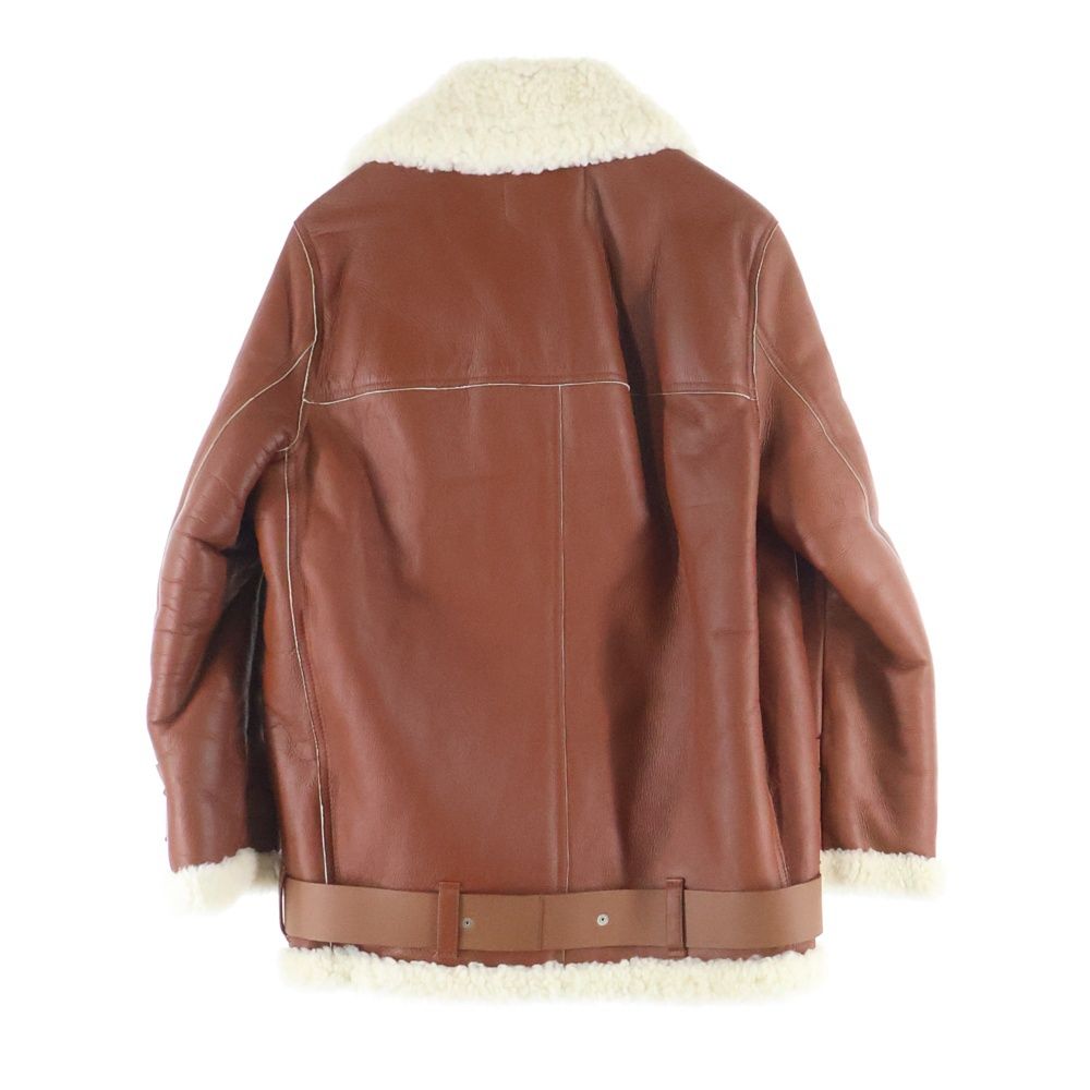 アクネストゥディオズ ACNE STUDIOSライダースムートンレザージャケット Acne Studios (アクネ ストゥディオズ) ラムスキン ダブルライダース