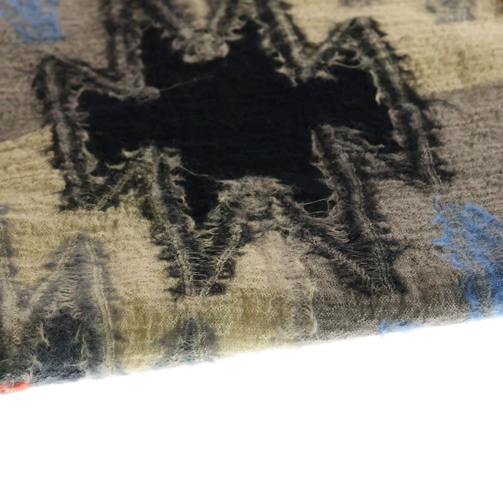 KAPITAL (キャピタル) COMPRESSED WOOL SCARF ORTEGA BLANKET コン