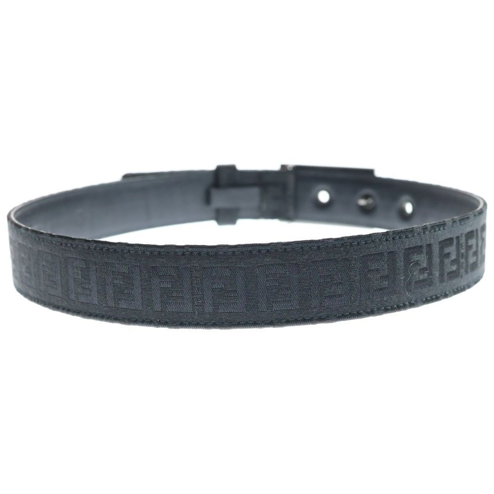 FENDI (フェンディ) ズッカ柄 ベルト ブラック - メルカリ