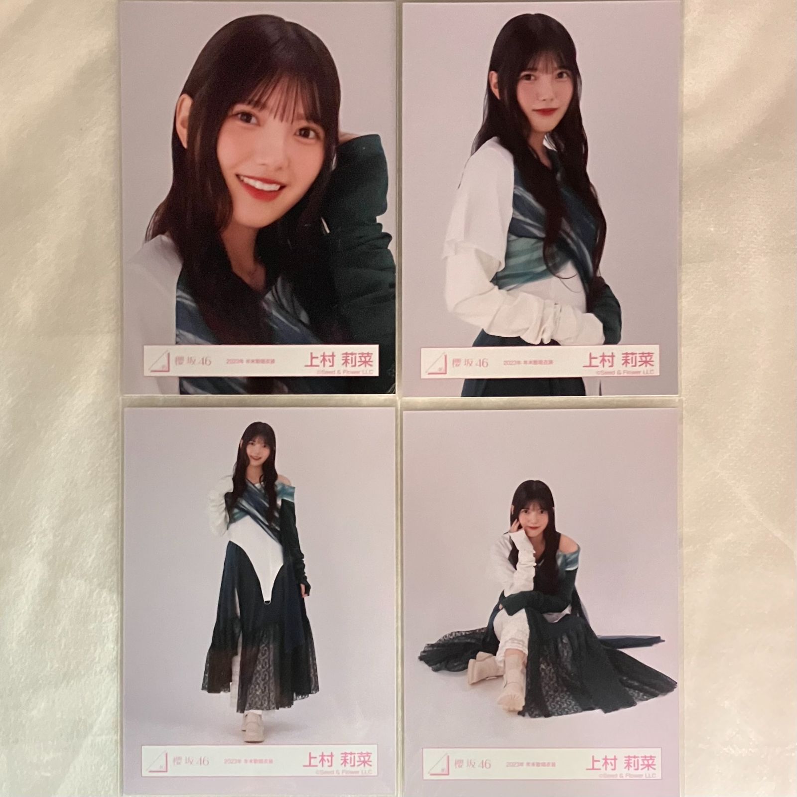 上村莉菜 過去衣装 全種類コンプ Amazon.co.jp: 櫻坂46 生写真 「8th Single BACKS LIVE!!」ライブ衣装