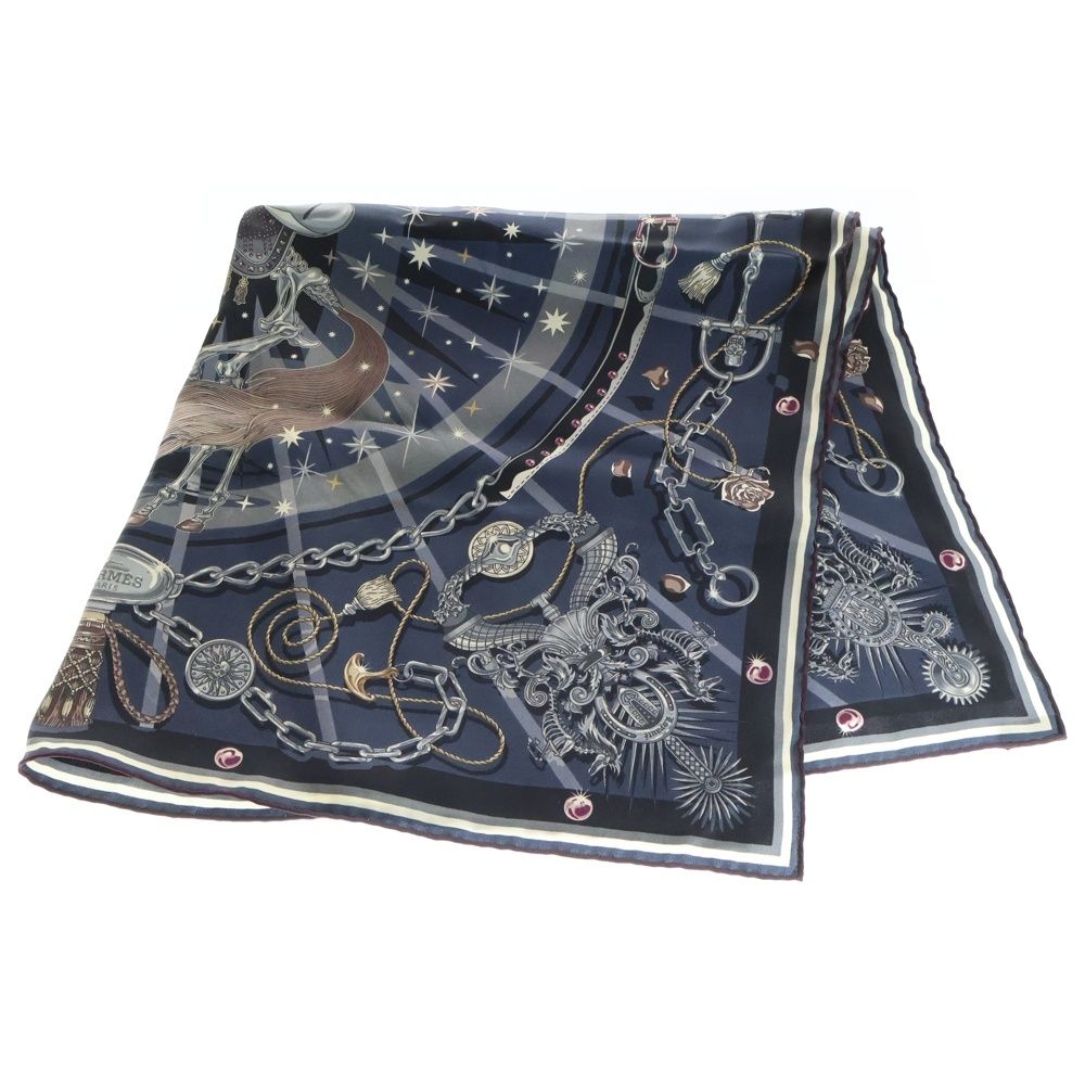 HERMES (エルメス) カレ70 セラフェット シルクスカーフ ストール