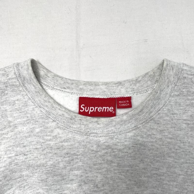 中古】Supreme 20AW Small Box Crewneck ライトグレー サイズM