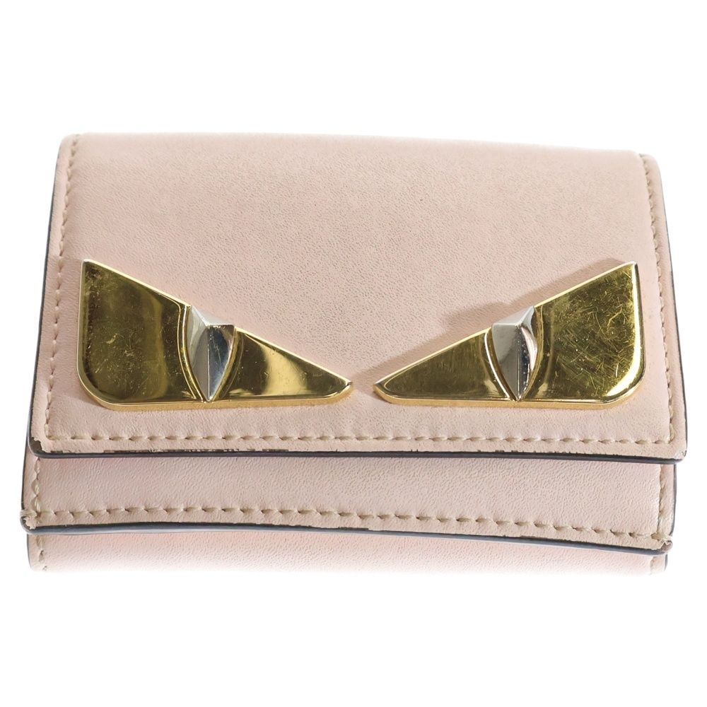 FENDI (フェンディ) マイクロ トリフォールド バグズアイ モンスター