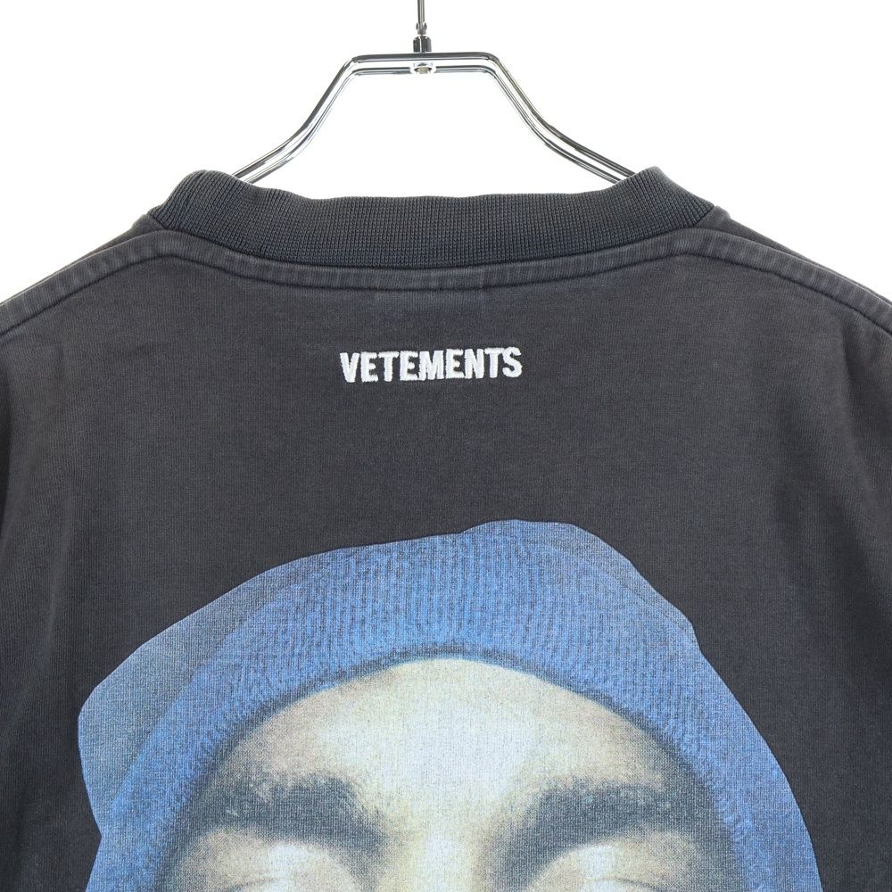 希少vetements ヴェトモン Tシャツ スヌープドッグ 16AW vetements snoop dogg プリント tシャツ 犬用 ヴェトモン ブラック