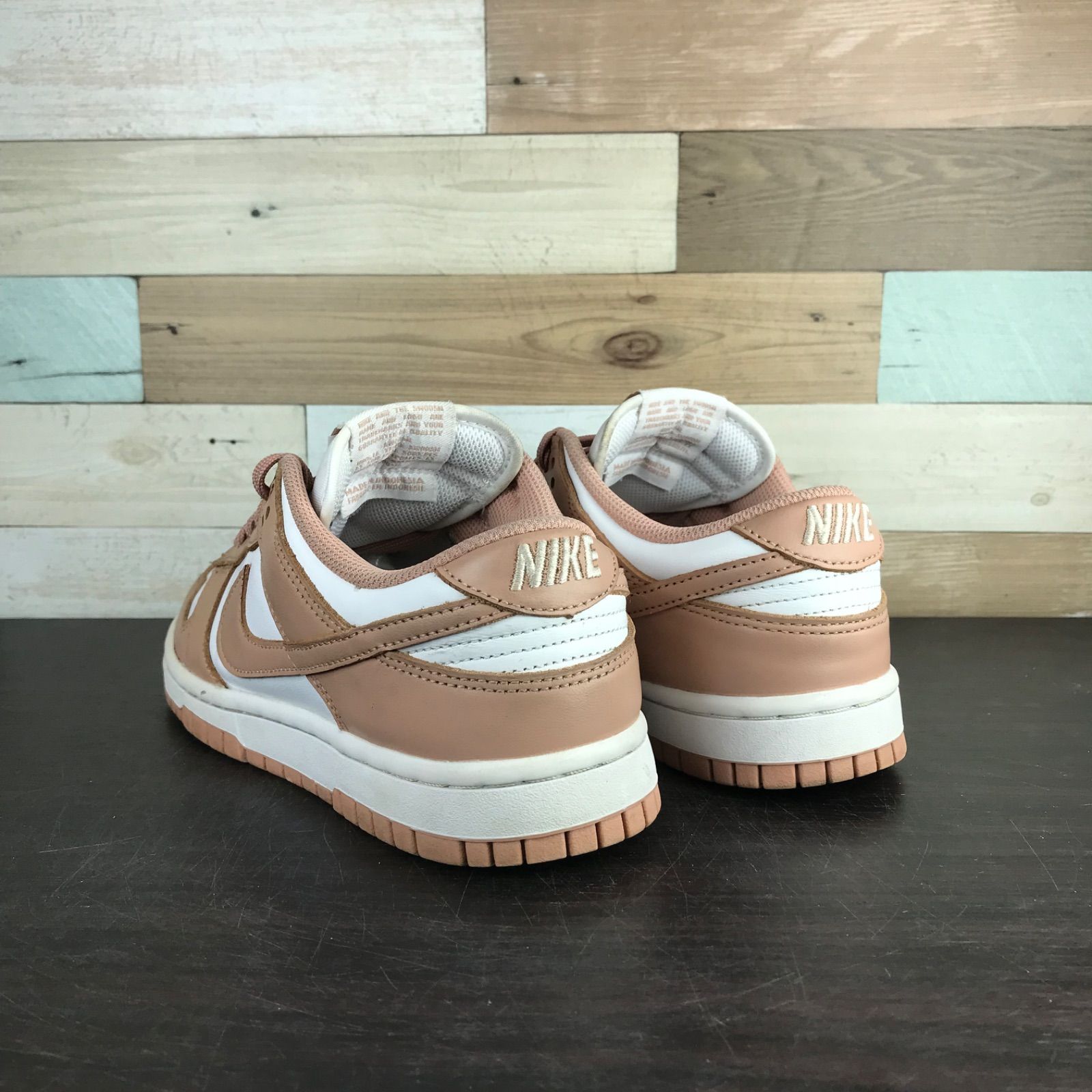 NIKE DUNK LOW ダンク ロー カット ピンク ホワイト 白 レディース 