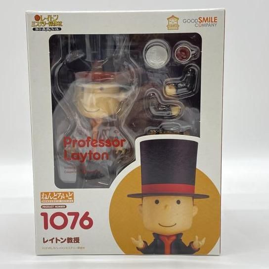 中古◆ねんどろいど レイトン教授　1076　グッドスマイルカンパニー　レイトン 中古ねんどろいど レイトン教授 1076 グッドスマイルカンパニー