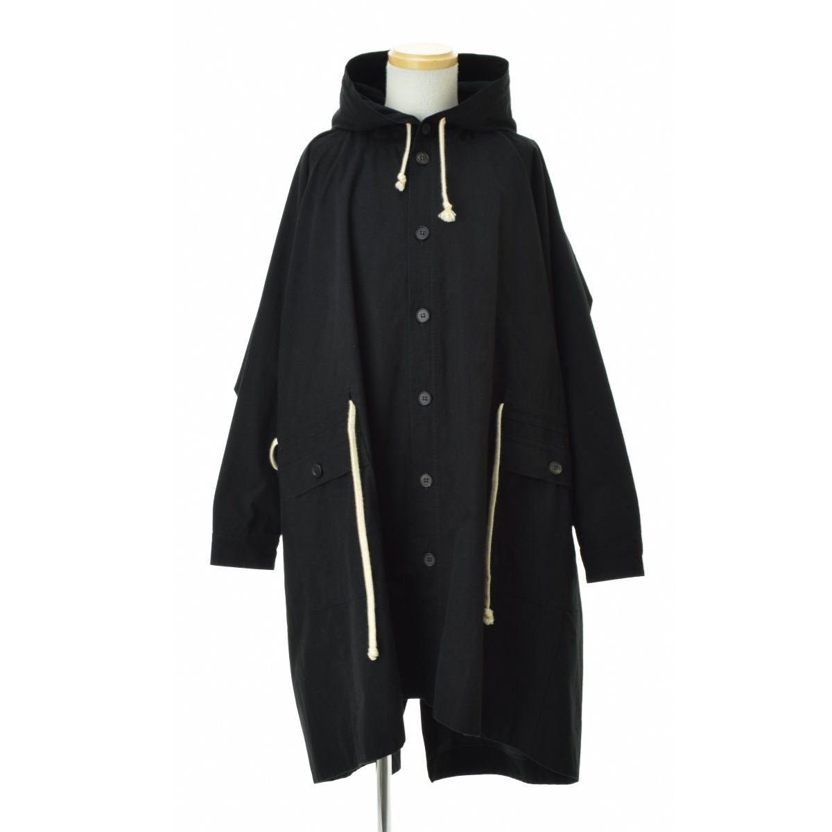 OPROJECT】コットン フーデット フィッシュテイル モッズコートコート