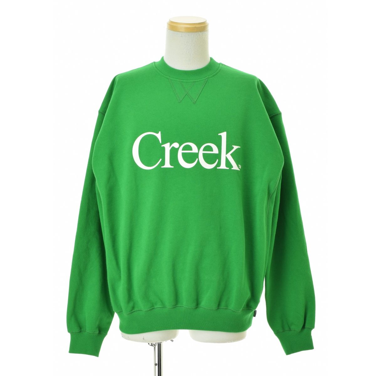 WHIMSY×CreekAngler'sDevice】WMS-25AW4-034 ロゴクルーネック長袖