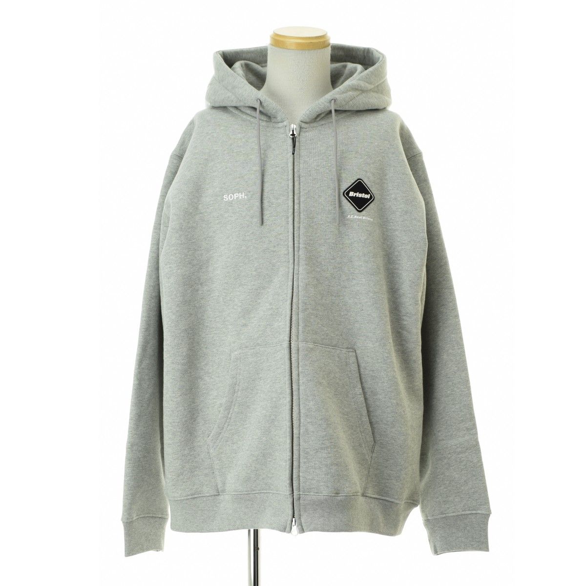 F.C.R.B. 5-STAR ZIP-UP SWEAT HOODIE